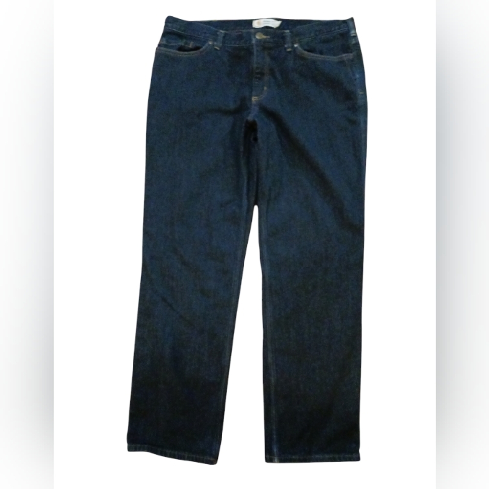 CARHARTT Flannel lined jeans.  Womens. Size 16 regular. Dark Blue.